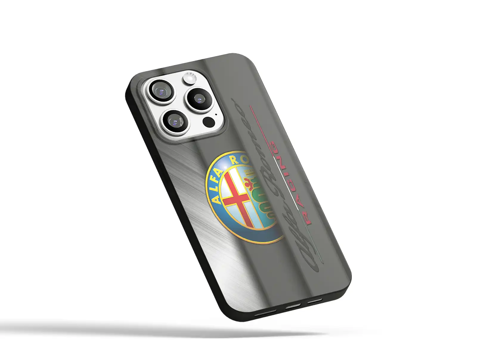 Alfa Romeo Cover Silicone Smartphone Tocco Minimalista